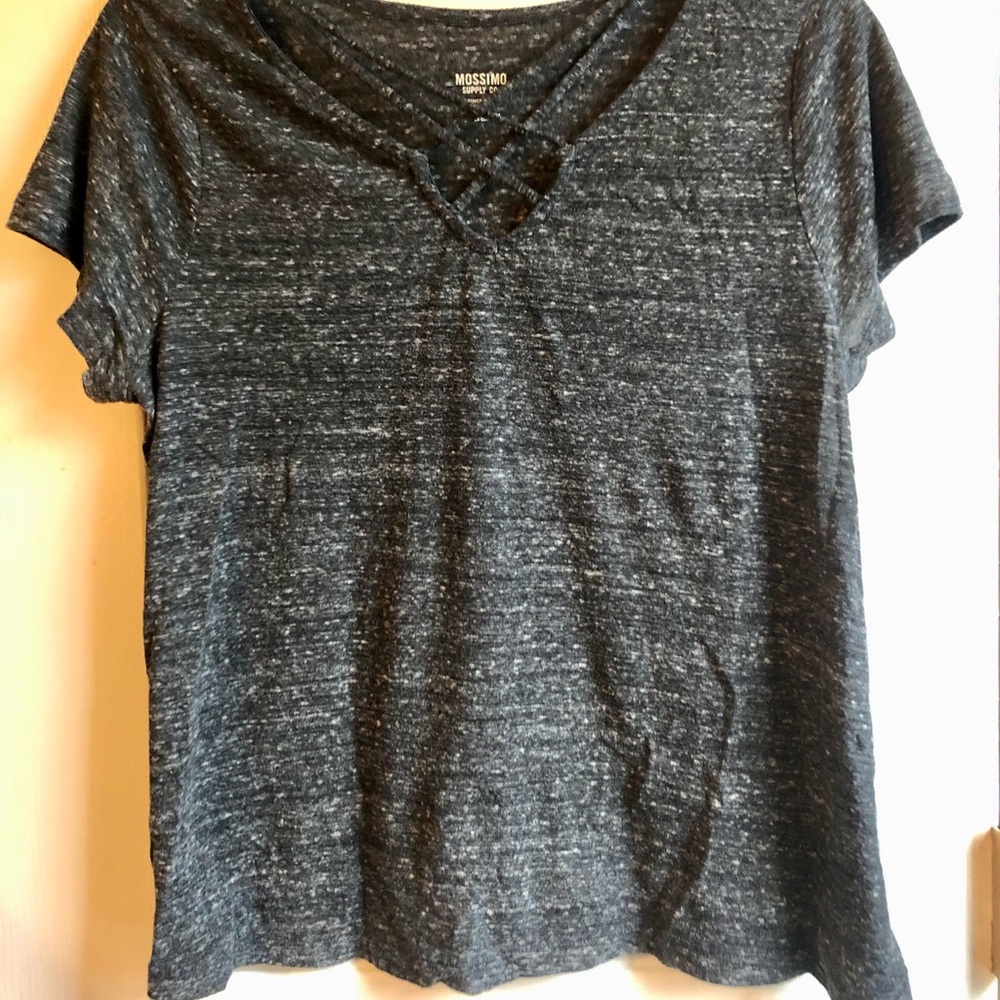 Grey knot top